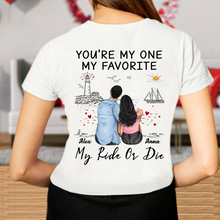 Load image into Gallery viewer, You&#39;re My One, My Favorite Couple Personalized Shirt, Personalized Gift for Couples, Husband, Wife, Parents, Lovers
