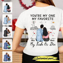 Load image into Gallery viewer, You&#39;re My One, My Favorite Couple Personalized Shirt, Personalized Gift for Couples, Husband, Wife, Parents, Lovers
