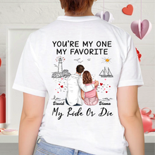 Load image into Gallery viewer, You&#39;re My One, My Favorite Couple Personalized Shirt, Personalized Gift for Couples, Husband, Wife, Parents, Lovers
