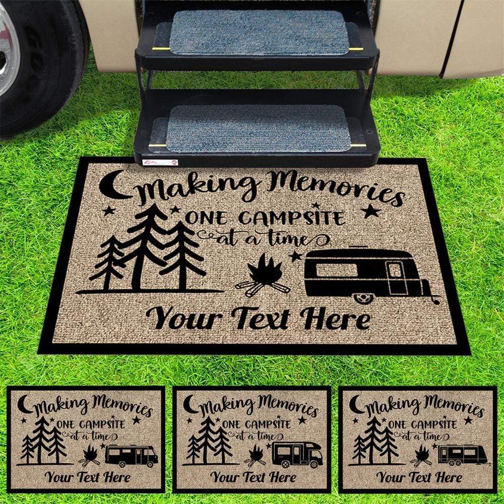 Custom Making Memories Camping Doormat
