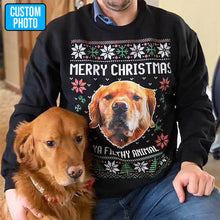 Load image into Gallery viewer, Custom &quot;Ya Filthy Animal Christmas&quot; Sweater/Hoodie
