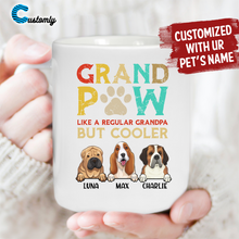 Load image into Gallery viewer, Personalized Grand Paw and Grand Maw Pet Mug
