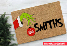 Load image into Gallery viewer, The Grinch Custom Christmas Doormat
