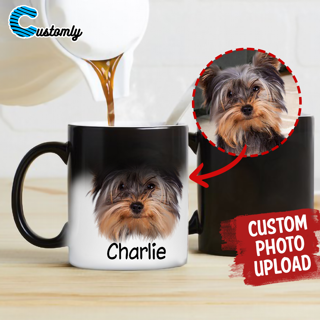 Personalized Pet Art Magic Mugs