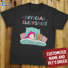 Load image into Gallery viewer, Pet Lovers Official Sleepshirt
