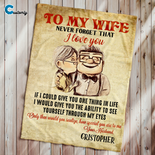 Load image into Gallery viewer, To My Wife - Never Forget That I Love You - Personalized Blanket
