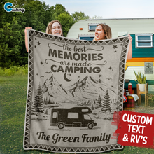 Load image into Gallery viewer, Vintage Family Camping Blanket
