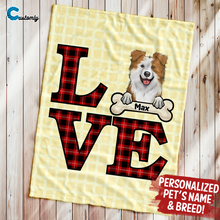 Load image into Gallery viewer, Love Pet Personalized Blanket
