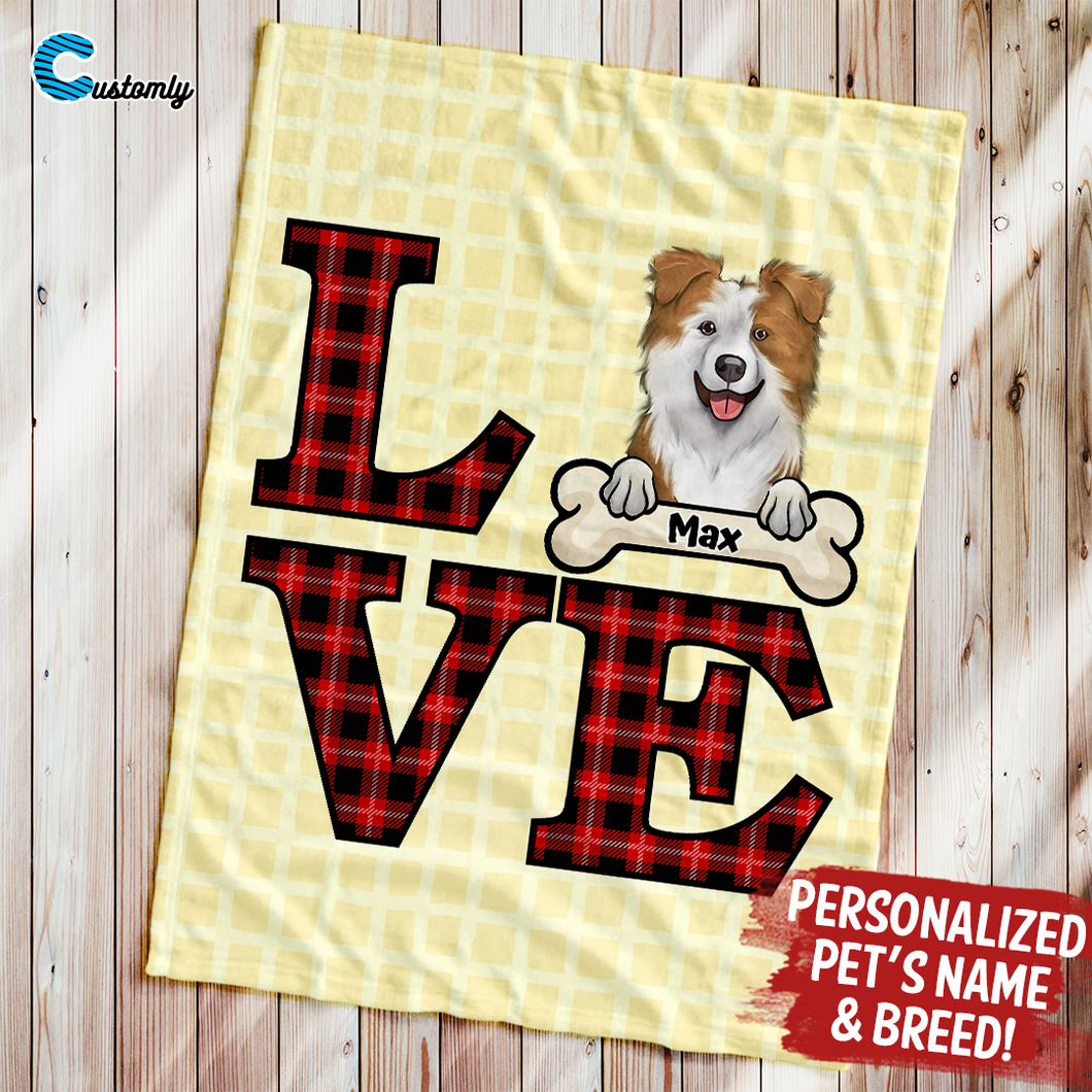 Love Pet Personalized Blanket