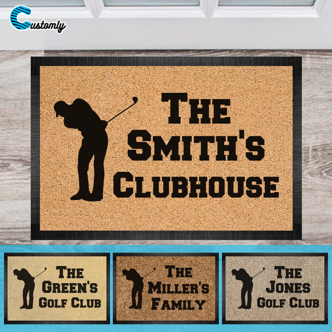 We're Probably on the Course Personalized Doormat