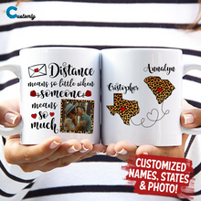 Load image into Gallery viewer, Someone Means So Much Couple Leopard Personalized Mug
