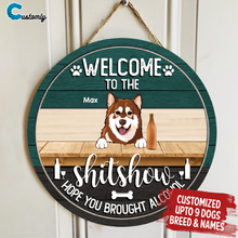 Load image into Gallery viewer, Welcome To The Show - Custom Door Sign
