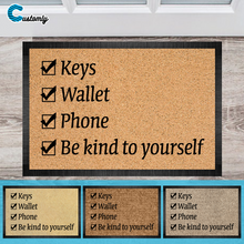 Load image into Gallery viewer, Check Before You Leave Doormat
