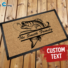 Load image into Gallery viewer, Personalized Fishing Doormat
