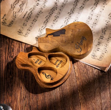 Load image into Gallery viewer, Engraved Wood Guitar Picks
