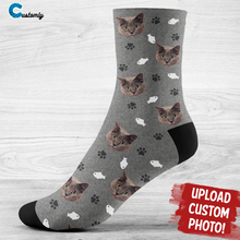 Load image into Gallery viewer, Custom Pet Face Socks
