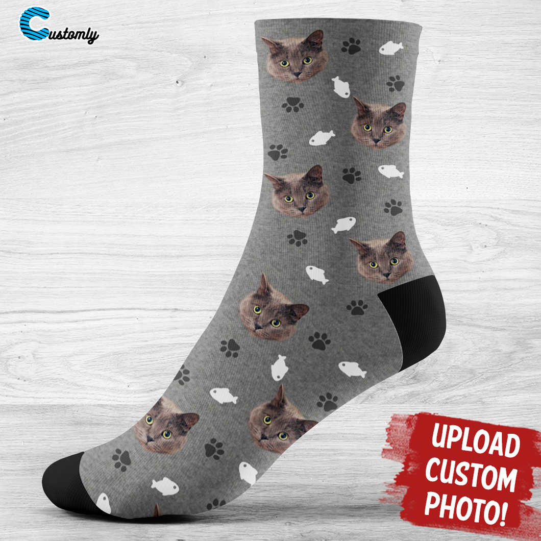 Custom Pet Face Socks