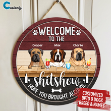 Load image into Gallery viewer, Welcome To The Show - Custom Door Sign
