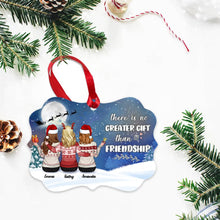 Load image into Gallery viewer, There is No Greater Gift than Friendship - Personalized Christmas Ornament
