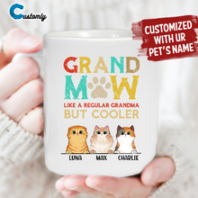 Load image into Gallery viewer, Personalized Grand Paw and Grand Maw Pet Mug
