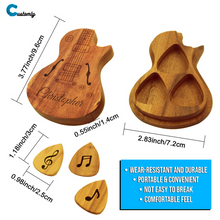 Load image into Gallery viewer, Engraved Wood Guitar Picks
