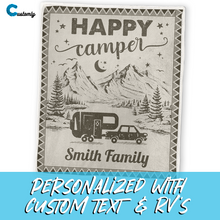 Load image into Gallery viewer, Vintage Family Camping Blanket
