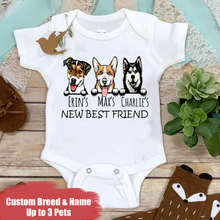 Load image into Gallery viewer, &quot;New Best Friend&quot; - Baby Onesie
