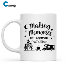Load image into Gallery viewer, Making Memories Camping - Personalized Mug

