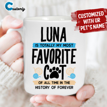 Load image into Gallery viewer, Totally My Most Favorite Dog - Personalized Mug
