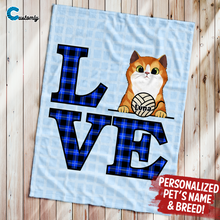 Load image into Gallery viewer, Love Pet Personalized Blanket
