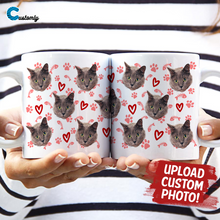 Load image into Gallery viewer, Custom Heart Pet Mug
