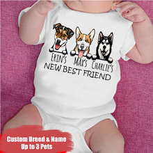 Load image into Gallery viewer, &quot;New Best Friend&quot; - Baby Onesie
