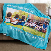 Load image into Gallery viewer, Up to 6 Photos - Picture Perfect Fleece Blanket
