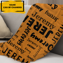 Load image into Gallery viewer, Personalized Lovely Kid Name Blanket
