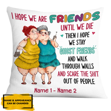 Load image into Gallery viewer, Personalized Old Friends Sisters Pillow
