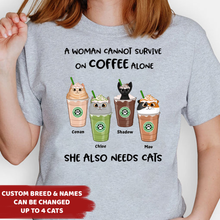 Load image into Gallery viewer, Catpuccino Coffee - Personalized Shirt
