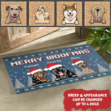 Load image into Gallery viewer, Merry Woofmas - Personalized Decorative Mat
