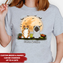 Load image into Gallery viewer, Cats In Moonlight - Personalized Shirt
