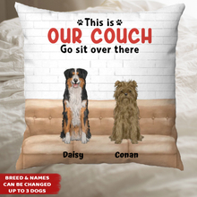 Load image into Gallery viewer, This Is Our Couch Dog - Personalized Pillow
