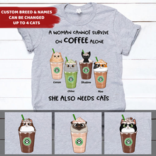 Load image into Gallery viewer, Catpuccino Coffee - Personalized Shirt
