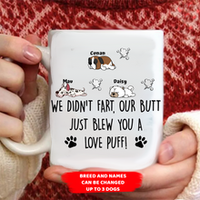 Load image into Gallery viewer, Just Blew You A Love Puff - Personalized Mug
