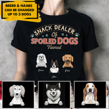 Load image into Gallery viewer, Amazing Snack Dealer - Personalized Custom Dog Unisex T-Shirt
