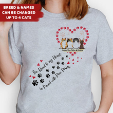 Load image into Gallery viewer, Road To My Heart Fluffy Cats - Personalized Shirt
