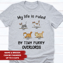 Load image into Gallery viewer, My Life Is Ruled By Cats - Personalized Shirt
