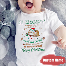 Load image into Gallery viewer, Personalized Gift For Mommy You Are Doing A Great Job Baby Onesie
