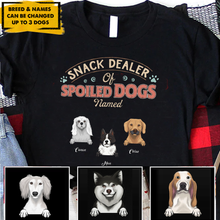 Load image into Gallery viewer, Amazing Snack Dealer - Personalized Custom Dog Unisex T-Shirt
