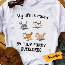 Load image into Gallery viewer, My Life Is Ruled By Cats - Personalized Shirt
