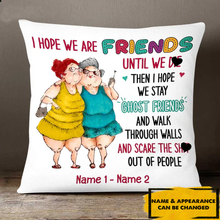 Load image into Gallery viewer, Personalized Old Friends Sisters Pillow
