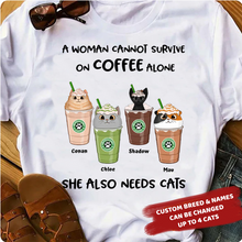 Load image into Gallery viewer, Catpuccino Coffee - Personalized Shirt
