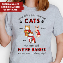 Load image into Gallery viewer, Tattoo Cats Baby Mom Said - Personalized Shirt
